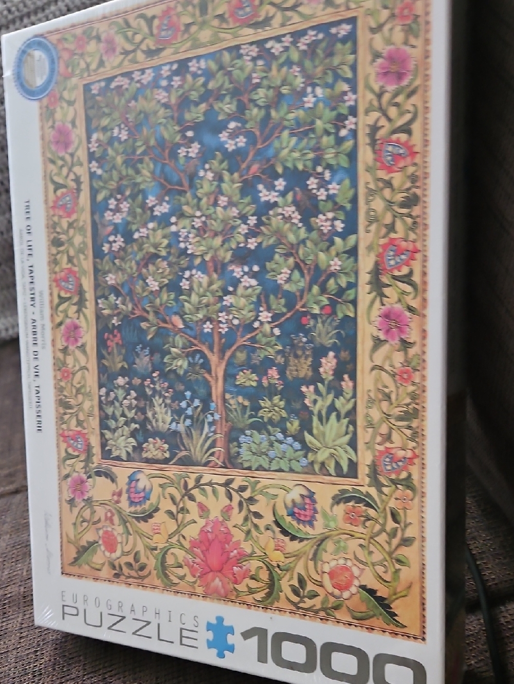 Eurographics Tree Of Life Tapestry William Morris Puzzle Jigsaw 1000 Pieces